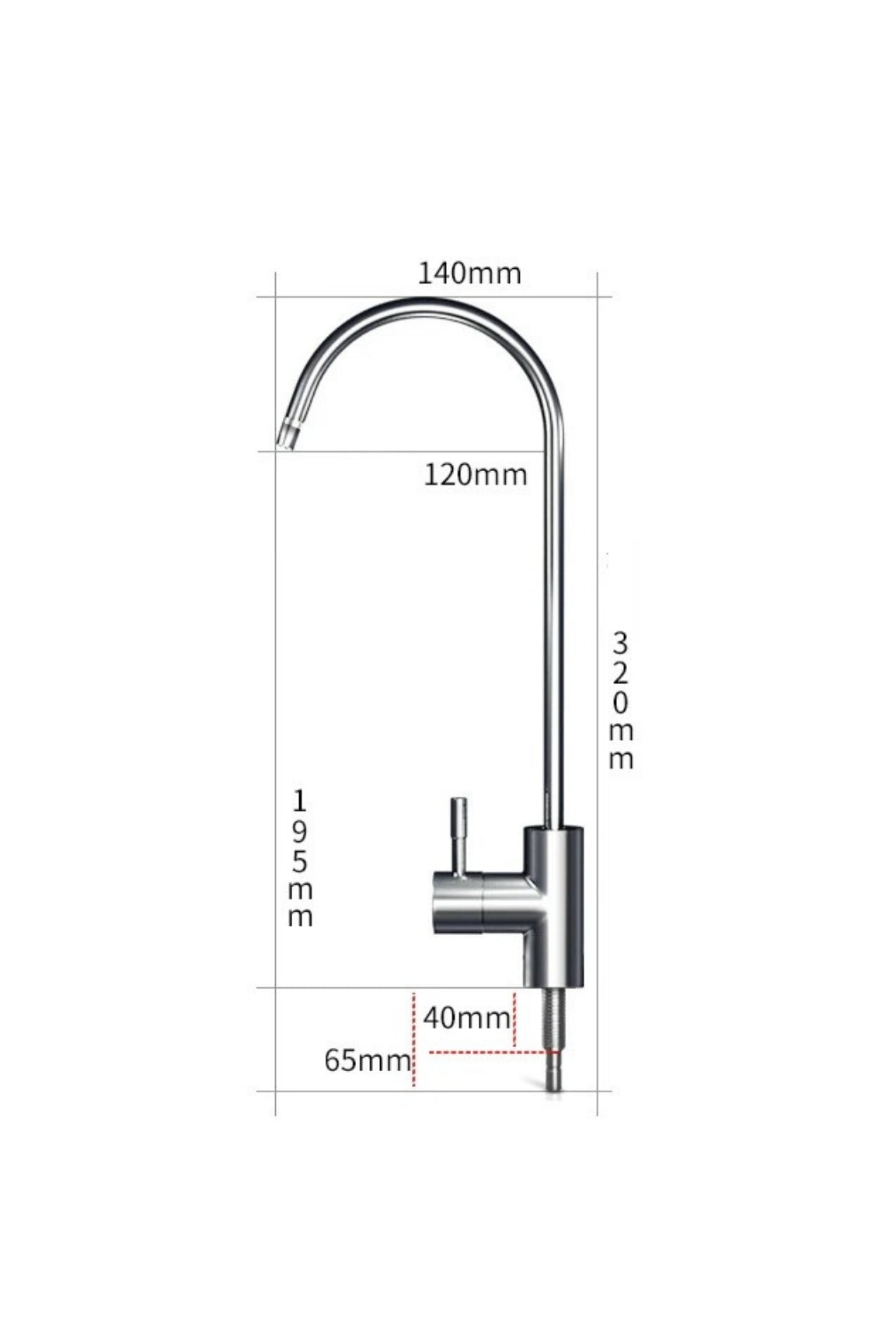 Lüks Quick Bağlantı Su Arıtma Musluğu-Paslanmaz Gövde • Kolay Montaj • Uzun Ömürlü (Üreticiden)
