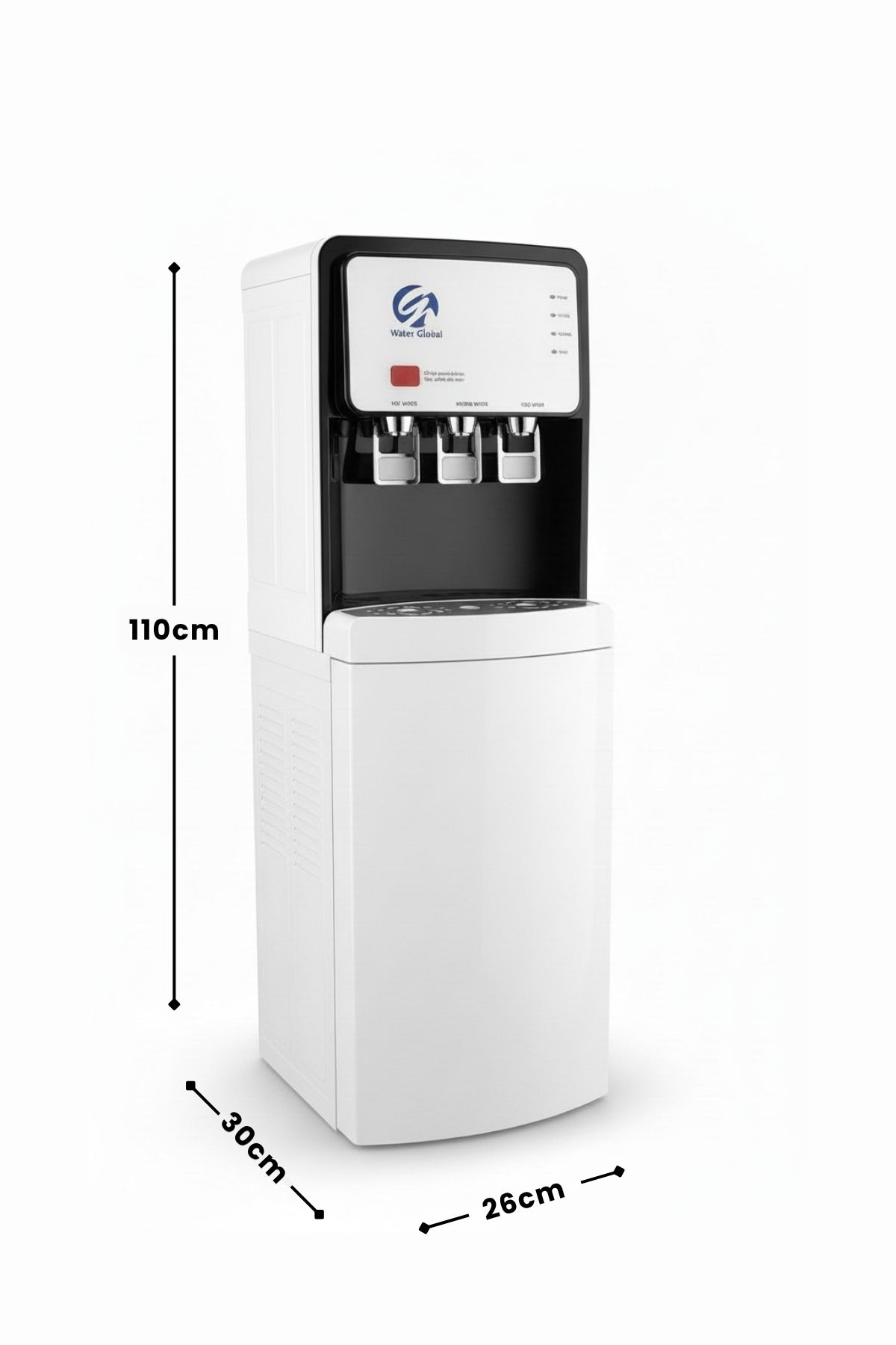 Arıtmalı Su Sebili | Beyaz | UF Sistem | Sıcak, Ilık, Soğuk Su | 375LT Günlük Su (Üreticiden)