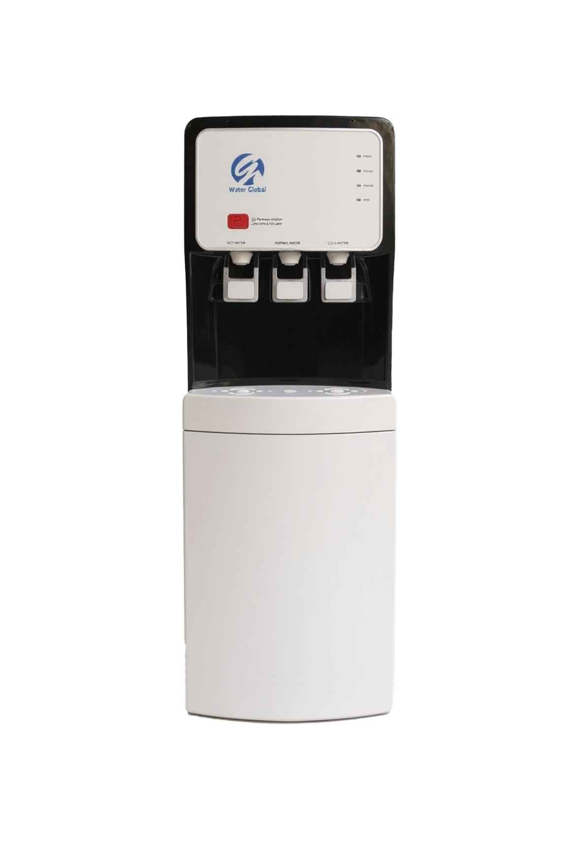 Arıtmalı Su Sebili 100 GPD RO - Sıcak, Ilık ve Soğuk Su - 3 Musluklu Beyaz (Üreticiden)