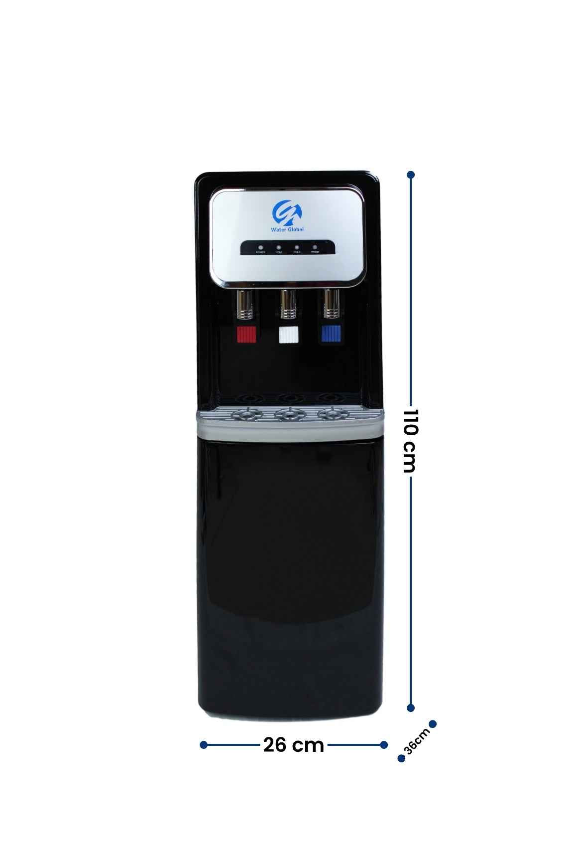 Arıtmalı Su Sebili 100 GPD RO - Sıcak, Ilık ve Soğuk Su - 3 Musluklu (Üreticiden)