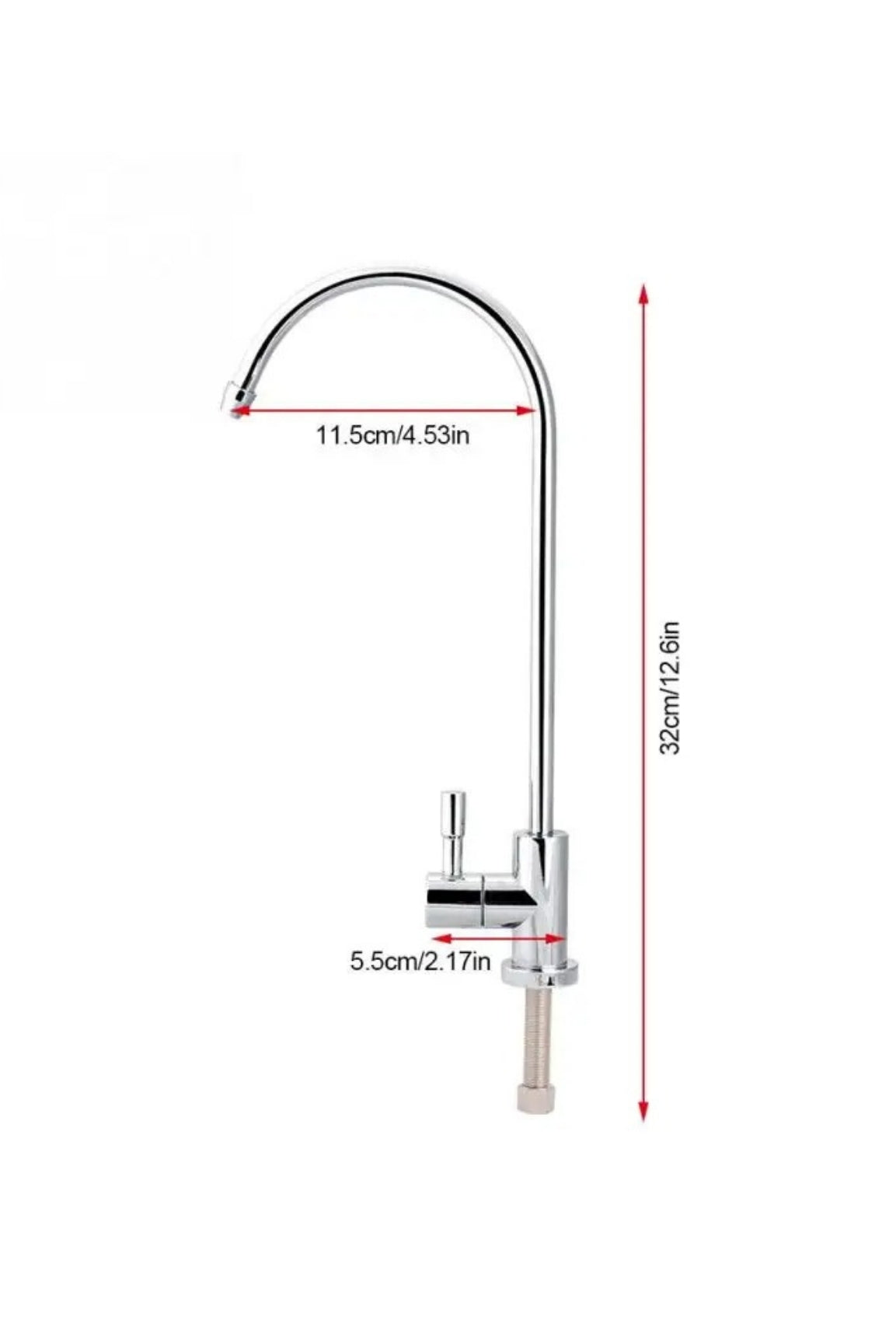Kuğu Su Arıtma Musluğu-Paslanmaz Gövde • Kolay Montaj • Tüm Sistemlerle Uyumlu (Üreticiden)