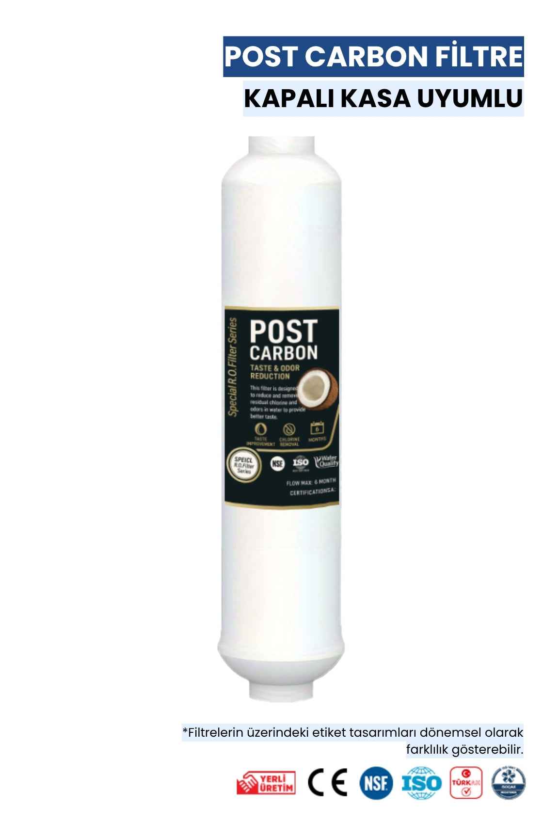 Post Karbon Coconut Filtre Hindistan Cevizi Kabuğu Karbonlu Tat ve Koku Giderici Üreticiden