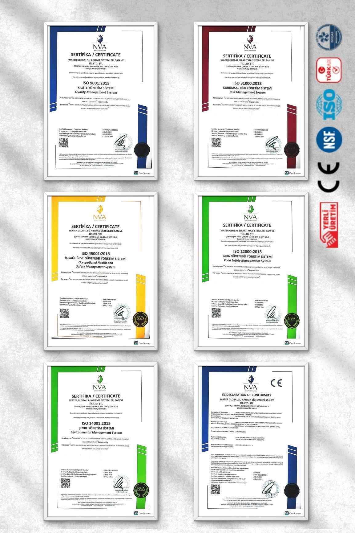 Paslanmaz Lüks Su Arıtma Musluğu-360° Dönebilir • Kolay Montaj • Uzun Ömürlü (Üreticiden)