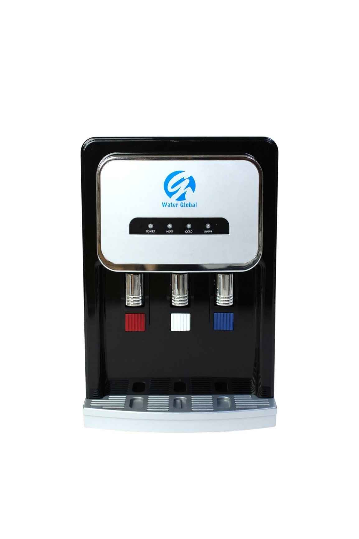 Arıtmalı Tezgah Üstü Su Sebili 100 GPD RO - Sıcak, Ilık ve Soğuk-Siyah (Üreticiden)